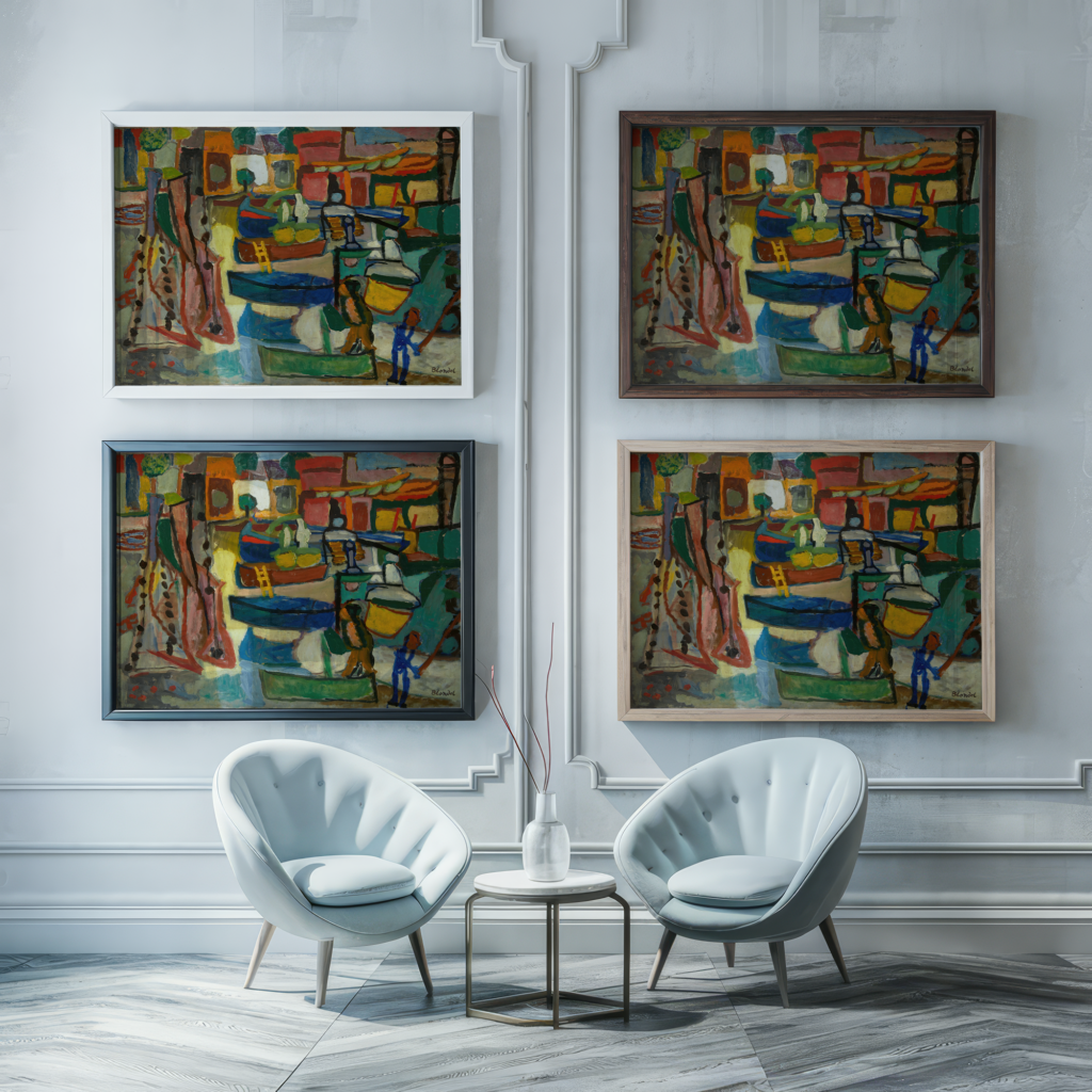 Boats at Collioure (1944) - Sasza Blonder mockup 3