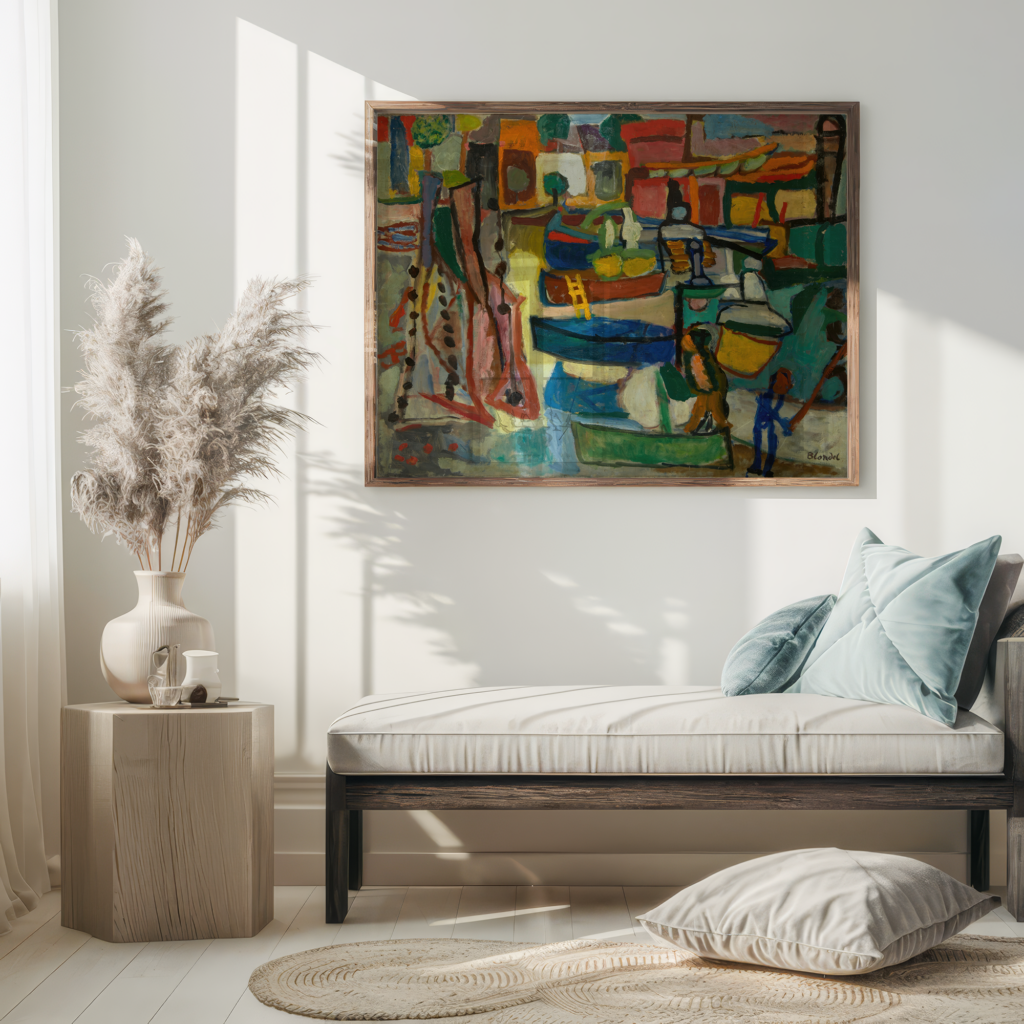 Boats at Collioure (1944) - Sasza Blonder mockup 5