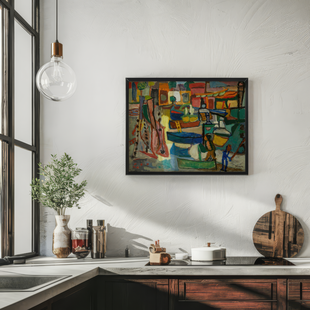 Boats at Collioure (1944) - Sasza Blonder mockup 6