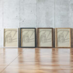 Bock De Biere Juan Gris framed posters mockup