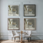 Boerenwagen van achteren gezien 1770 1825 Simon Andreas Krausz framed posters mockup