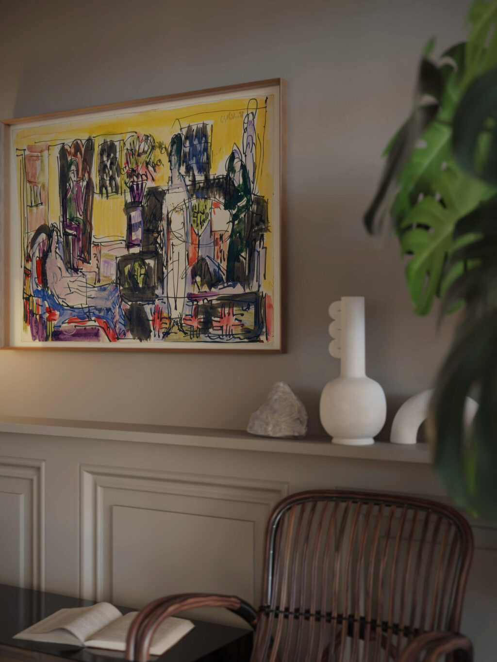 Boheme moderne ca. 1924 Ernst Ludwig Kirchner video mockup