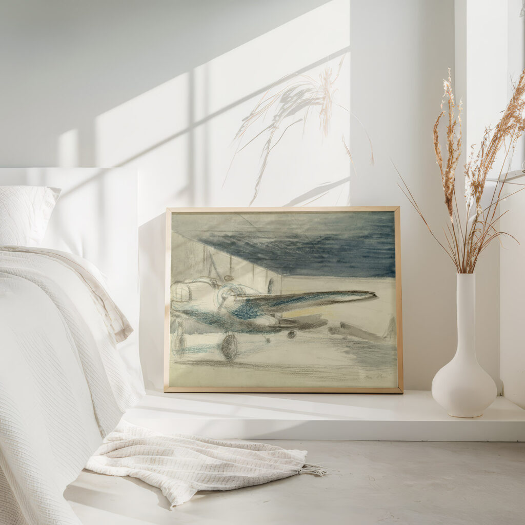 Bomber Lair 1940 Paul Nash 4 mockup