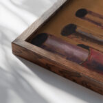 Bomen 1929 Frits van den Berghe close up dark wood mockup