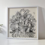 Boom met vogels omslagontwerp voor De Gemeenschap 1935 Leo Gestel 5 mockup