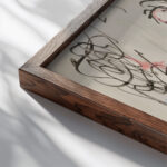 Bordellszene 1916 Ernst Ludwig Kirchner close up dark wood mockup