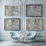 Bordellszene 1916 Ernst Ludwig Kirchner framed posters mockup