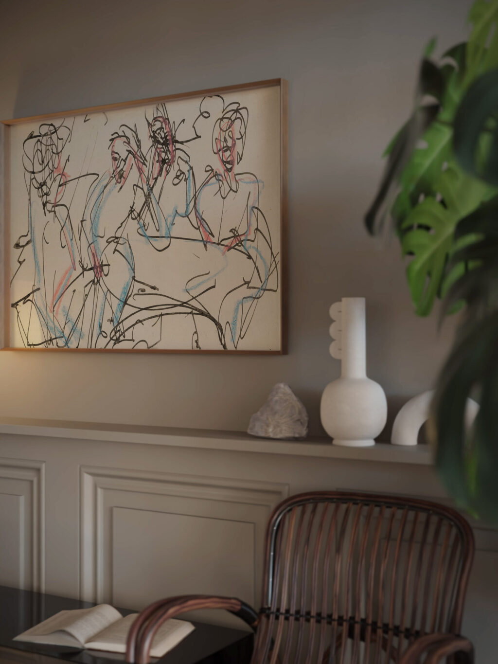 Bordellszene 1916 Ernst Ludwig Kirchner video mockup