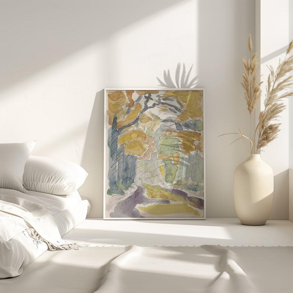 Bospad in de herfst 1916 Reijer Stolk 4 mockup