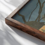 Boulevard Malesherbes le soir 1898 1899 Amedee Joyau close up dark wood mockup