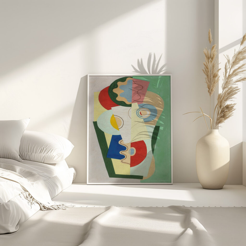 Bouquet de fleurs 1930 Georges Valmier 4 mockup