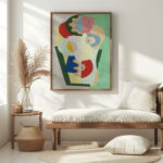 Bouquet de fleurs 1930 Georges Valmier 5 mockup