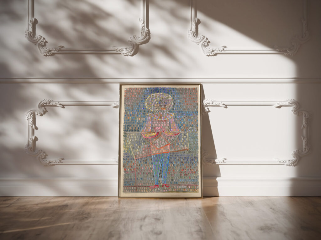 Boy in Fancy Dress 1931 Paul Klee video mockup