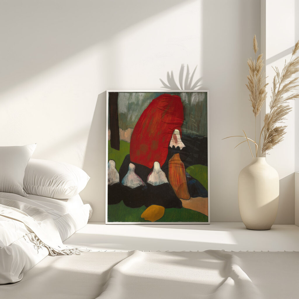 Breton Women with Seaweed 1892 Emile Bernard 4 mockup