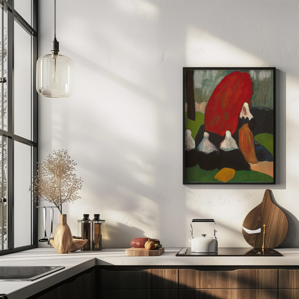 Breton Women with Seaweed 1892 Emile Bernard 6 mockup