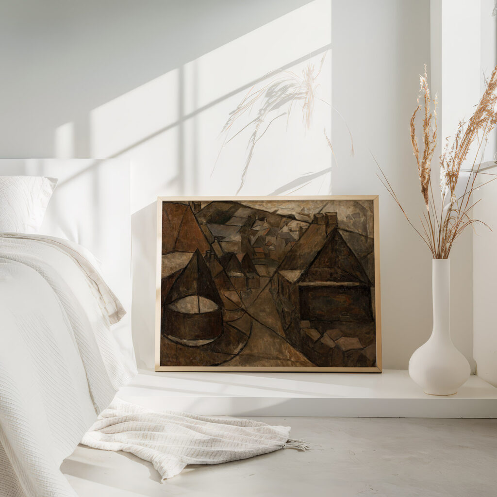 Breton landscape with a well 1913 Tadeusz Makowski 4 mockup