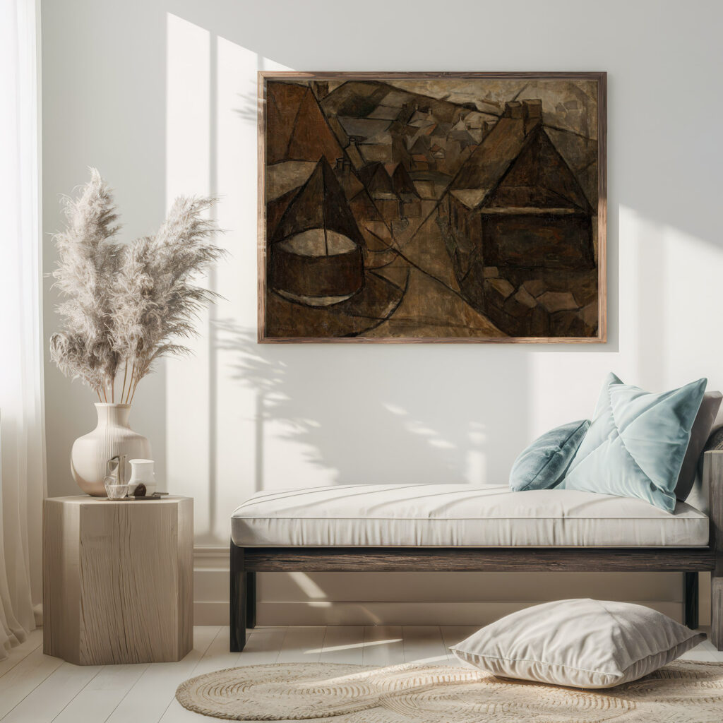 Breton landscape with a well 1913 Tadeusz Makowski 5 mockup