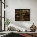 Breton landscape with a well 1913 Tadeusz Makowski 6 mockup