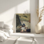 Bretons dans une barque Bretons in a Ferryboat 1889 Emile Bernard 4 mockup