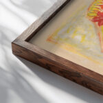 Bride 1938 Mikulas Galanda close up dark wood mockup