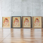 Bride 1938 Mikulas Galanda framed posters mockup