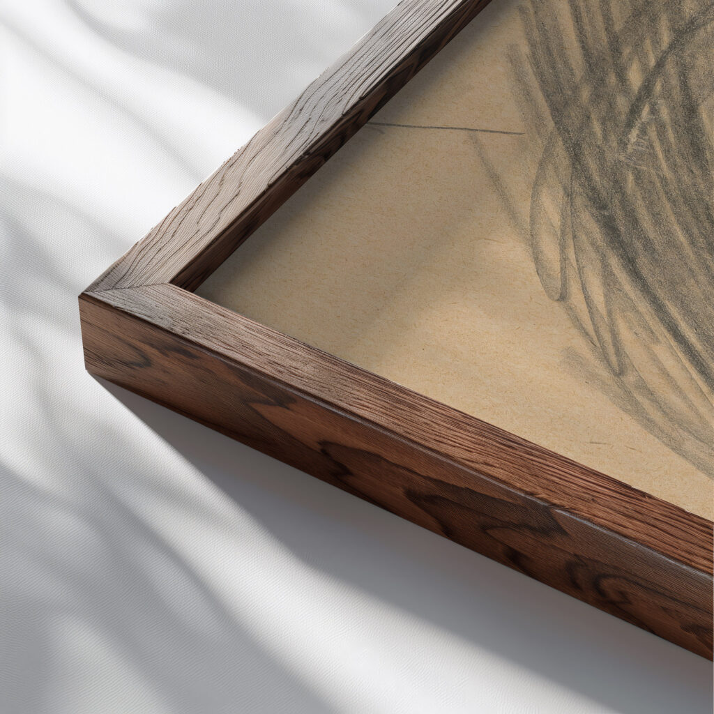 Bridge 1932 Cyprian Majernik close up dark wood mockup