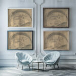 Bridge 1932 Cyprian Majernik framed posters mockup