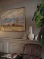 Brown Village View from the Fields 1931 Zolo Palugyay video mockup