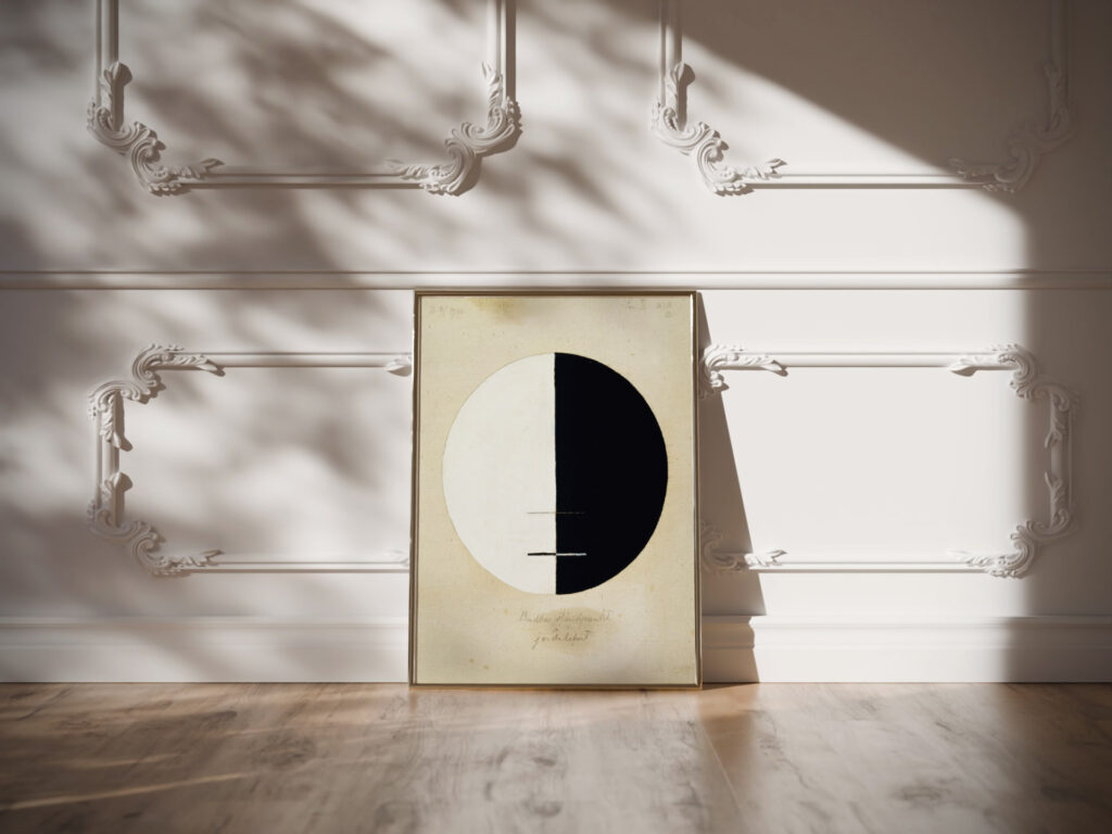 Buddhas Standpoint in the Earthly Life No. 3 1920 Hilma af Klint video mockup