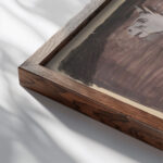 Bull Fight 1937 Cyprian Majernik close up dark wood mockup