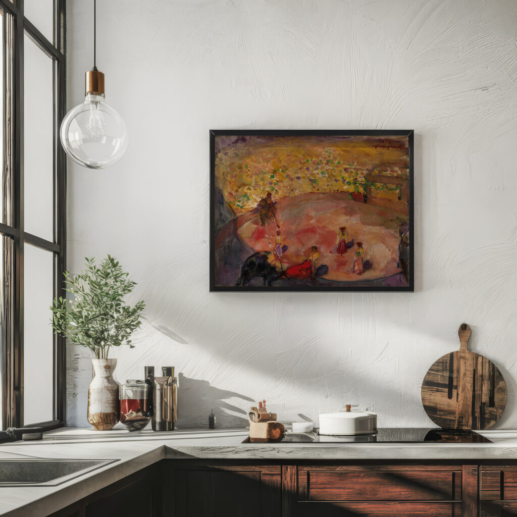 Bullfight 1912 Boris Anisfeld 6 mockup