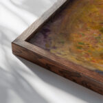 Bullfight 1912 Boris Anisfeld close up dark wood mockup