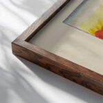 Bunte Stadt Graz 1924 Karl Wiener close up dark wood mockup