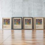 Bunte Stadt around 1923 Karl Wiener framed posters mockup