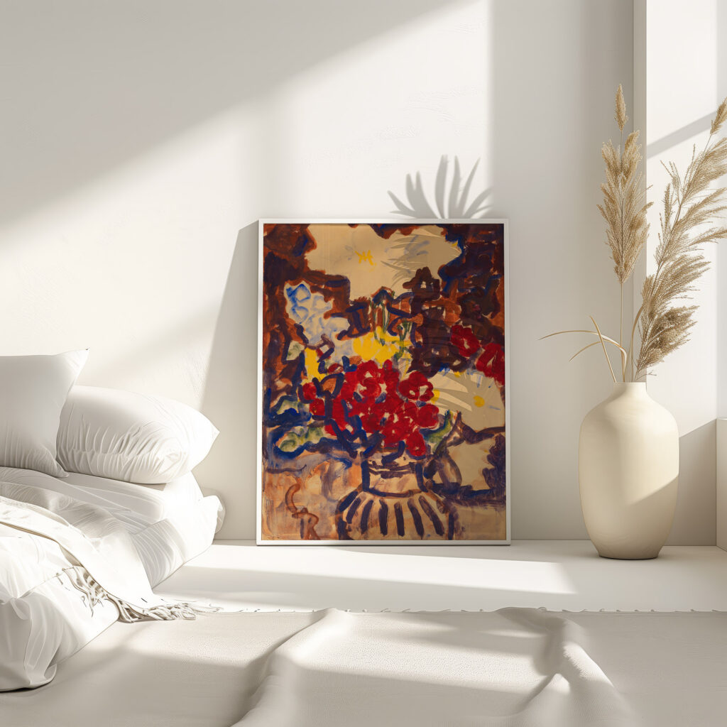 Bunter Sommerblumenstraus 1915 Christian Rohlfs 4 mockup