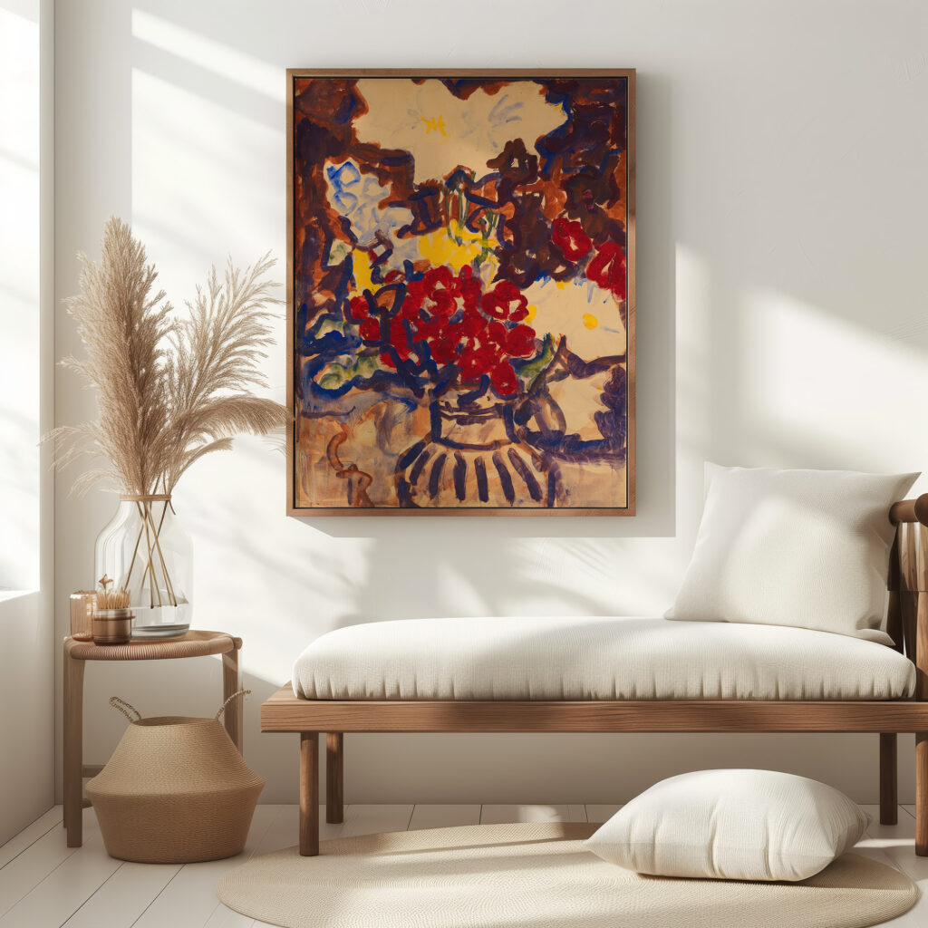Bunter Sommerblumenstraus 1915 Christian Rohlfs 5 mockup