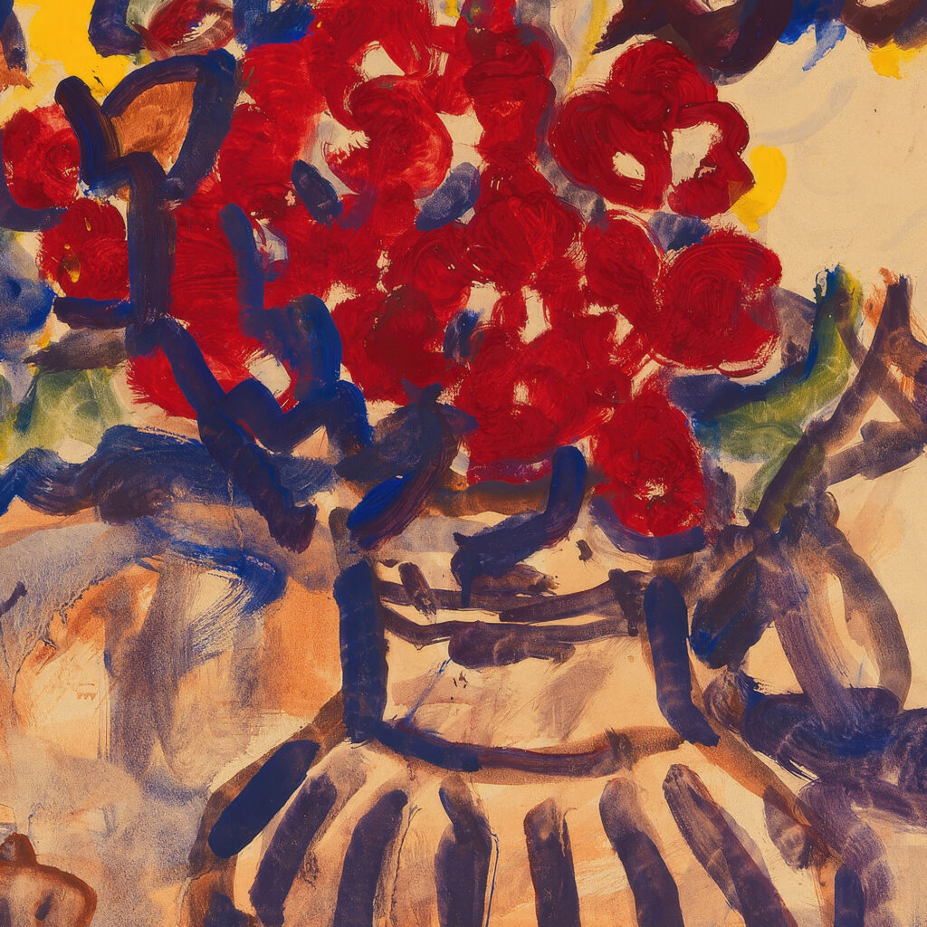 Bunter Sommerblumenstraus 1915 Christian Rohlfs 8 mockup