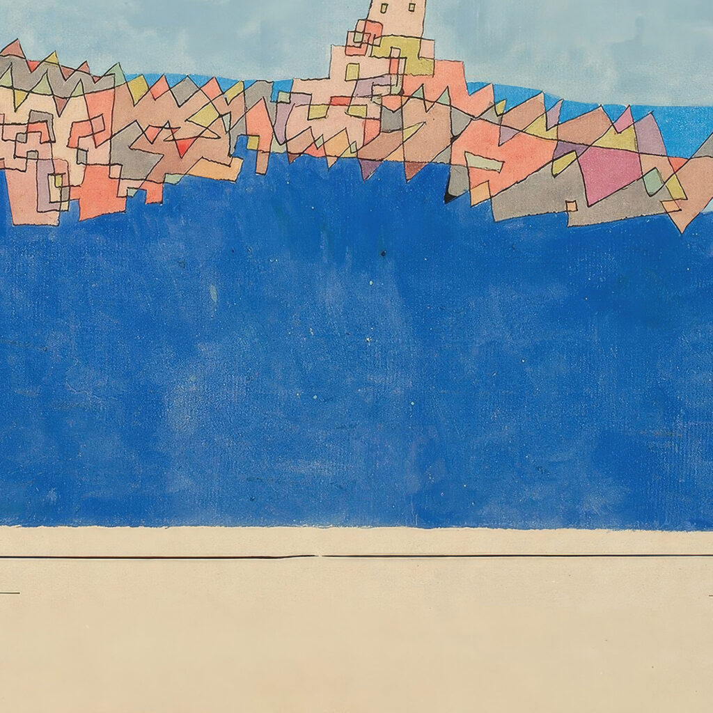 Burg auf dem Riff 1927 Paul Klee 8 mockup