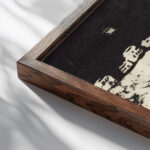 Burial Begrabnis 1916 Walter Gramatte close up dark wood mockup