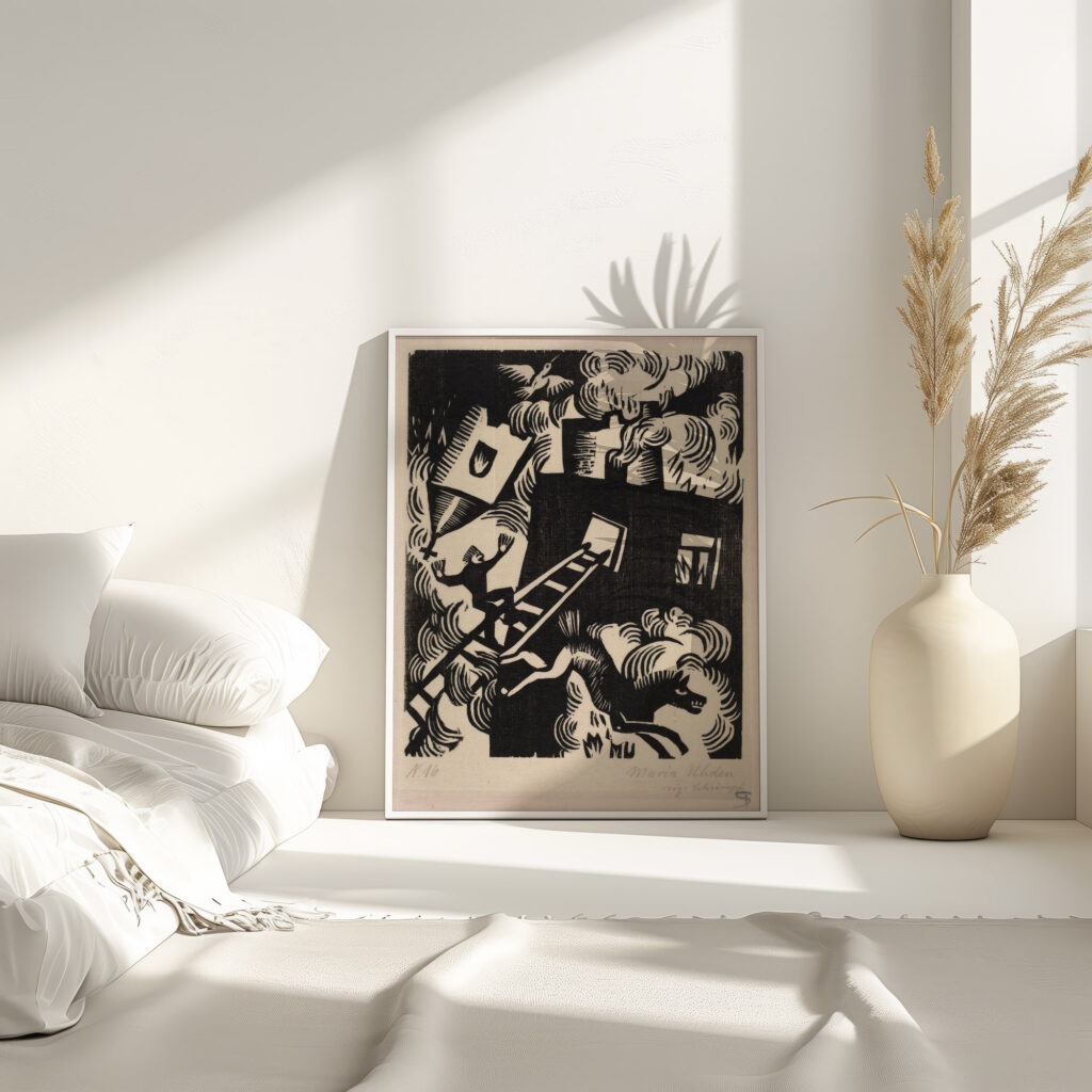 Burning House 1918 Maria Uhden 4 mockup