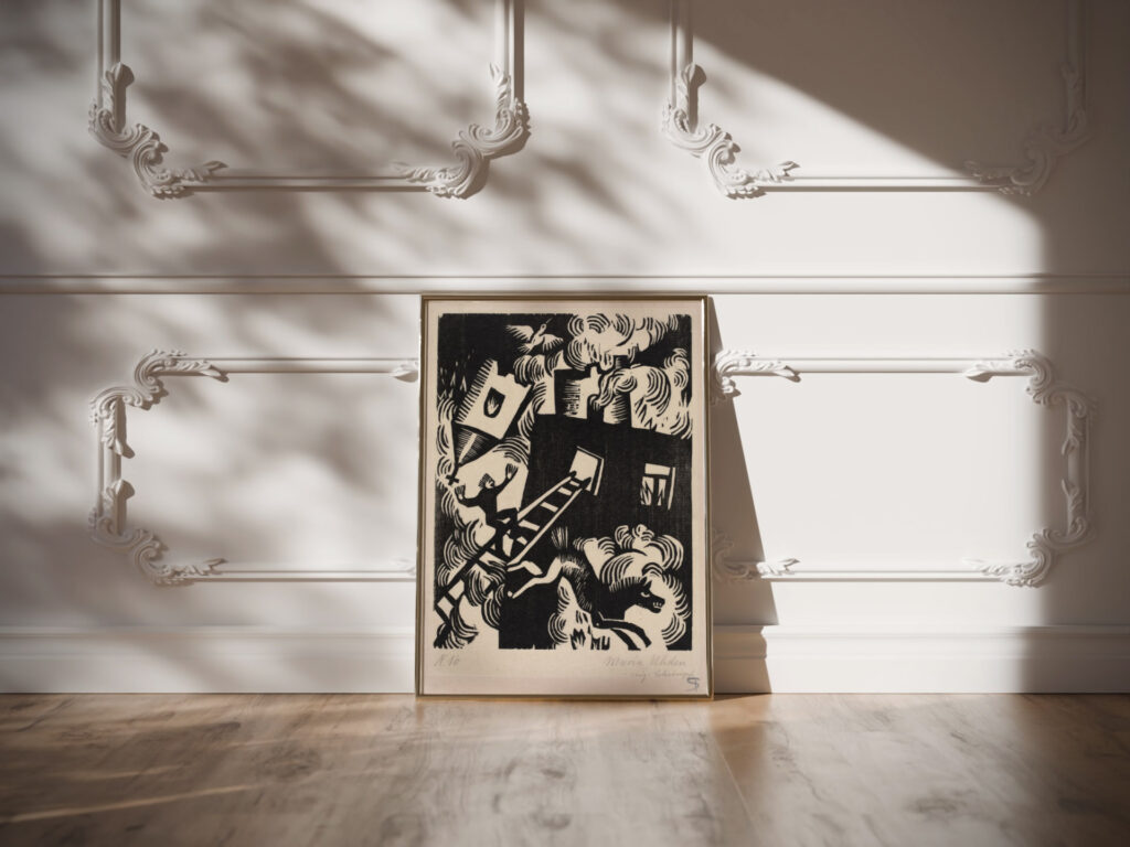 Burning House 1918 Maria Uhden video mockup