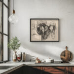 By the Deathbed. Fever 1896 Edvard Munch 6 mockup