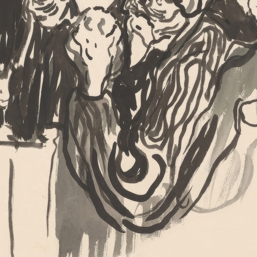 By the Deathbed. Fever 1896 Edvard Munch 8 mockup