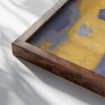 By the Sea 1909 Piet Mondrian close up dark wood mockup