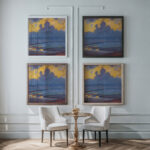 By the Sea 1909 Piet Mondrian framed posters mockup