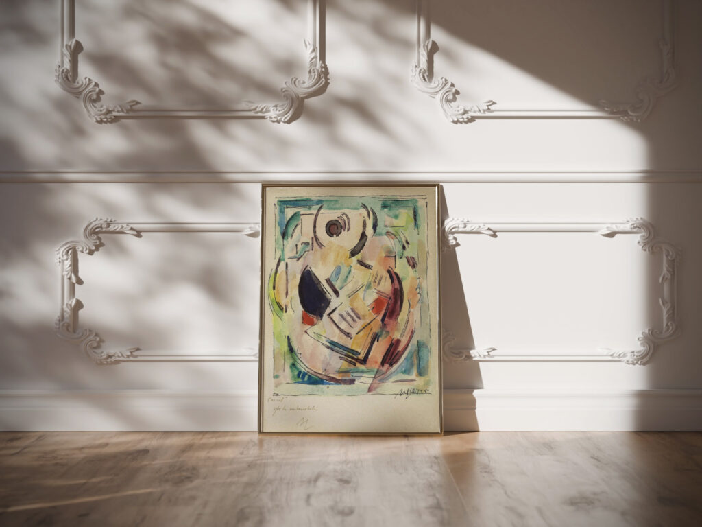 COMPOSITION circa 1950 Albert Gleizes video mockup