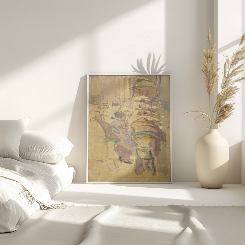 Cafe Interior Baccarat Dieppe Walter Richard Sickert 4 mockup