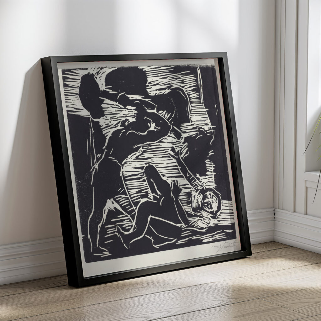 Cain and Abel Brudermord 1919 Lovis Corinth 4 mockup