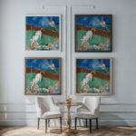 Calf 1932 Cyprian Majernik framed posters mockup