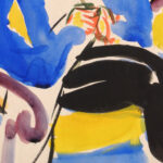 Calligraphic 2 Woman on Chair 1914 1918 Henry Lyman Sayen 8 mockup